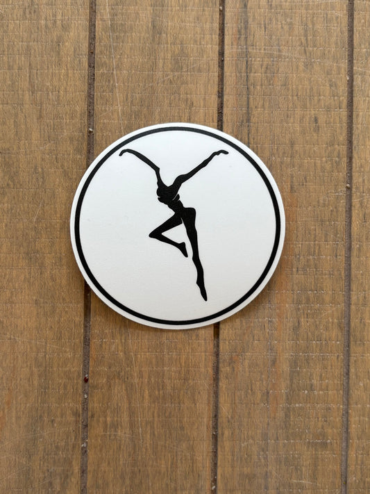 DMB Fire Dancer 3” round sticker